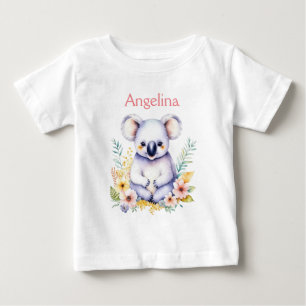 Personalisierter Baby Koala Bär  T-shirt