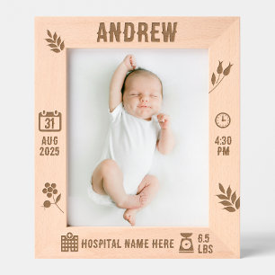 Personalisierter Baby-Memory-Frame   DP7 Geätzte Rahmen