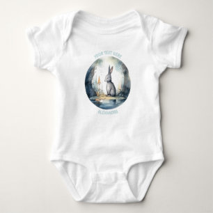 Personalisierter Baby-Rabbit-Bodysuit Baby Strampler