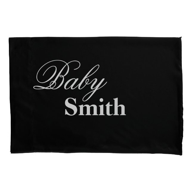 Personalisierter Baby-Smith (Ihr Name) Kissenbezug (Vorderseite)