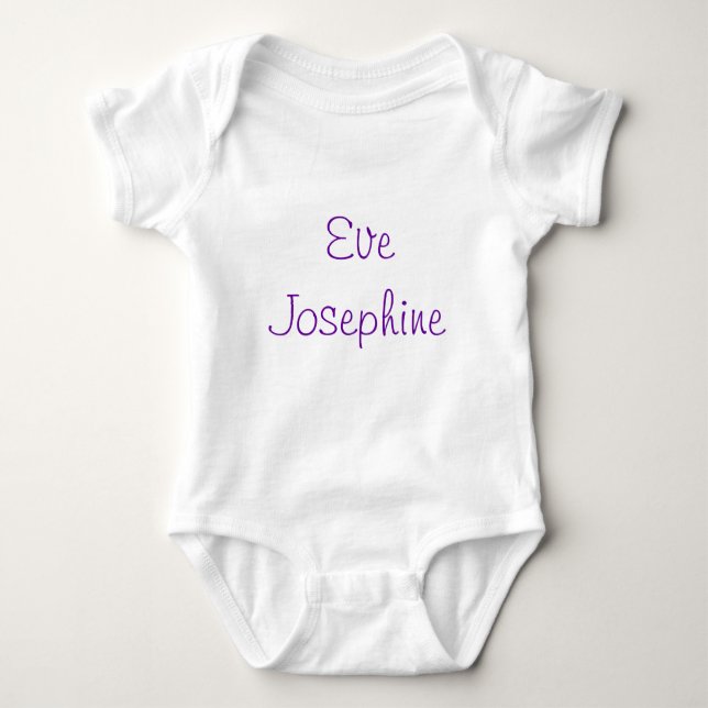 Personalisierter Baby-Spielanzug Baby Strampler (Vorderseite)