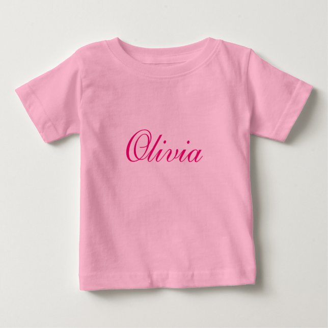 Personalisierter Baby-T - Shirt (Vorderseite)