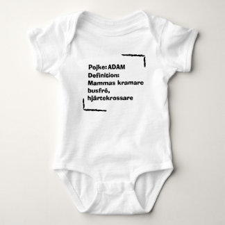 Personalisierter Babybody mit Namen, Personalisier Baby Strampler