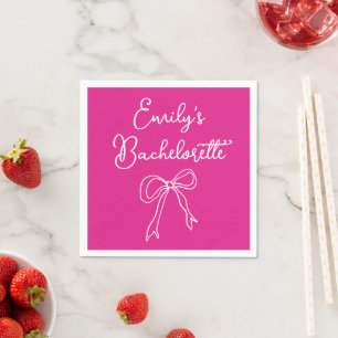 Personalisierter Bachelorette Name Serviette