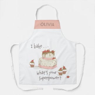 Personalisierter Bäcker backen Was ist deine Super Schürze