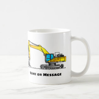 Personalisierter Baggerbecher, Baggerfahrer-Gesche Kaffeetasse