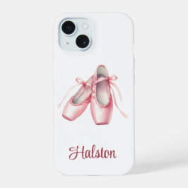 Personalisierter Ballet Dance Slippers - Handy Cas iPhone 15 Hülle