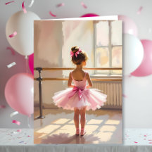 Personalisierter Ballett-Geburtstag + Malvorlage