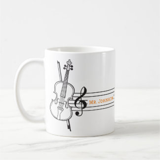 Personalisierter Bandlehrer Inspiration Zitat Kaffeetasse