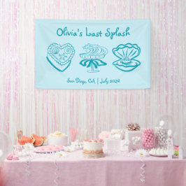 Personalisierter Banner des letzten Splash Jungges