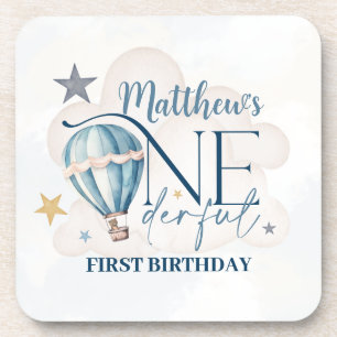 Personalisierter Bär in einem Ballon-Untersetzer Getränkeuntersetzer