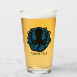 Personalisierter Bar Octopus Pint Glas