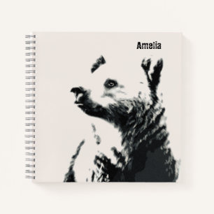 Personalisierter Bärenjunge Notizbuch