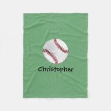 Personalisierter Baseball auf Green Kids Boys