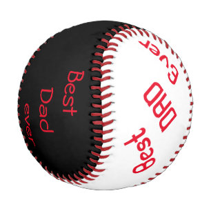 Personalisierter Baseball/Bester Vater je/ Baseball
