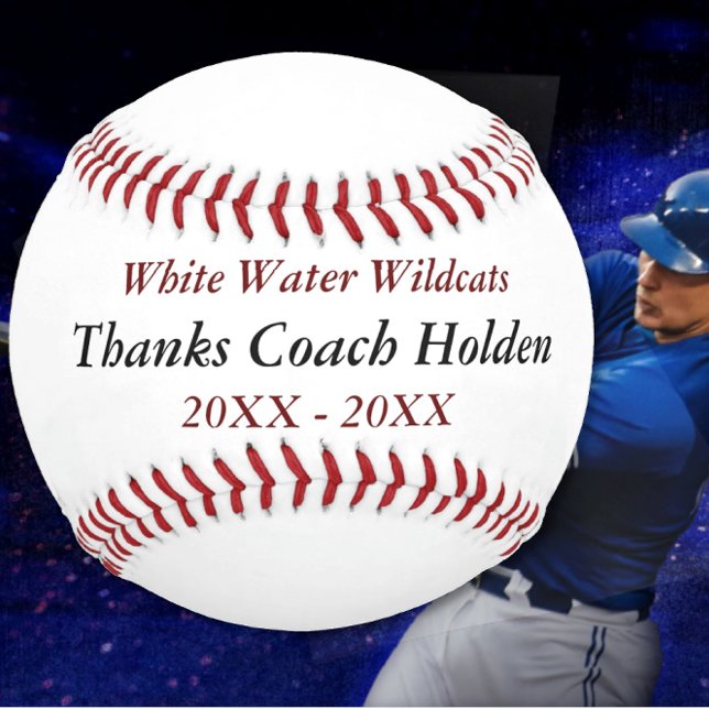 Personalisierter Baseball-Coach Dankeschön-Geschen Baseball (Von Creator hochgeladen)