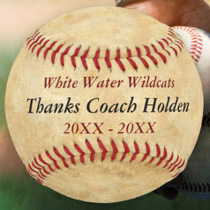 Personalisierter Baseball-Coach Dankeschön-Geschen Baseball