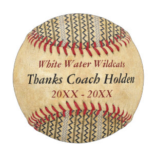 Personalisierter Baseball-Coach Dankeschön-Geschen Baseball