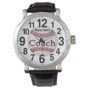 Personalisierter Baseball Coach gibt BASEBALL WATC Armbanduhr
