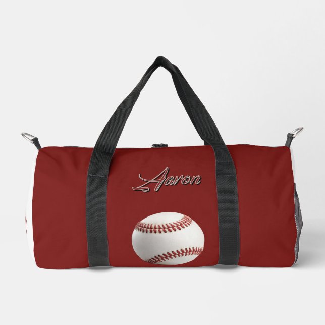 Personalisierter Baseball Duffle Bag (Vorderseite)