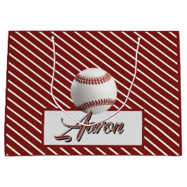 Personalisierter Baseball Große Geschenktüte
