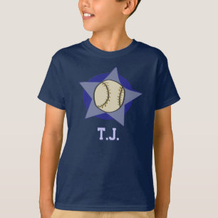 Personalisierter Baseball (irgendein Name) T-Shirt