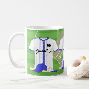 Personalisierter Baseball Kaffeetasse
