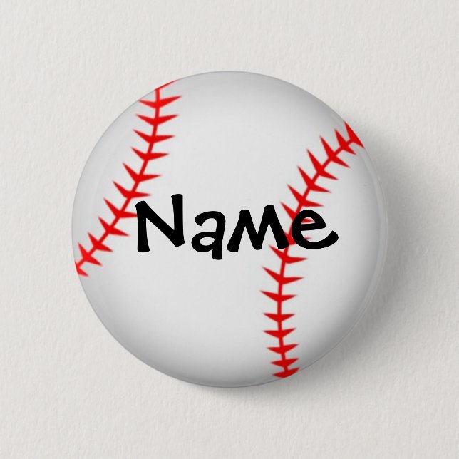 Personalisierter Baseball-Knopf Button (Vorderseite)