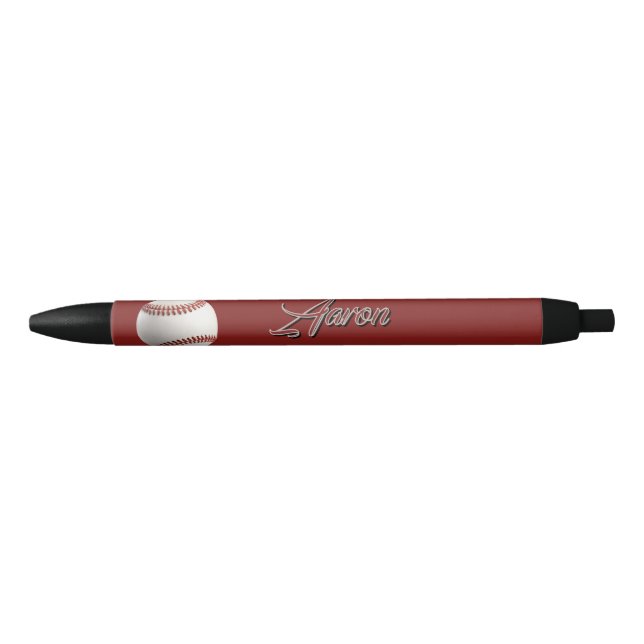 Personalisierter Baseball Kugelschreiber (Vorderseite)