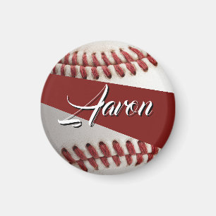 Personalisierter Baseball Magnet