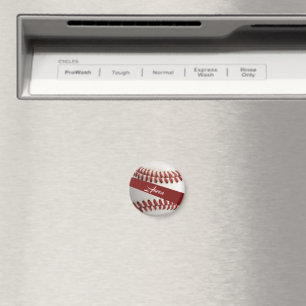 Personalisierter Baseball Magnet