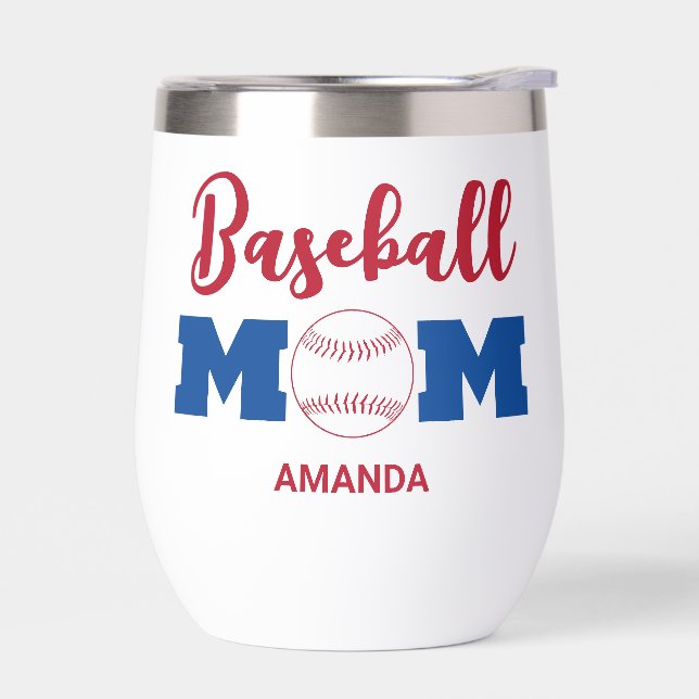 Personalisierter Baseball-Mama (Links)