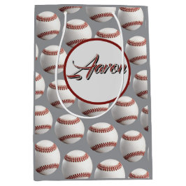 Personalisierter Baseball Mittlere Geschenktüte