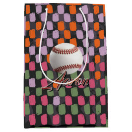 Personalisierter Baseball Mittlere Geschenktüte