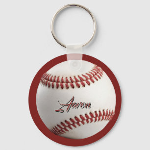 Personalisierter Baseball Schlüsselanhänger
