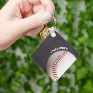 Personalisierter Baseball Schlüsselanhänger