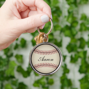 Personalisierter Baseball-Schlüsselanhänger-Schlüs Schlüsselanhänger