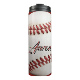 Personalisierter Baseball Thermosbecher