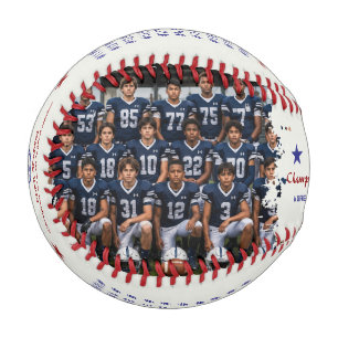 Personalisierter Baseball-Trainer & Teamfoto indiv Baseball