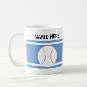 Personalisierter Baseballbecher Kaffeetasse