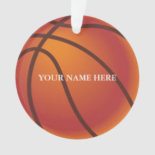Personalisierter Baseballname Weihnachten Ornament