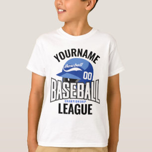 Personalisierter Baseballspieler NAME Team Champ C T-Shirt