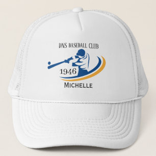 Personalisierter Baseballvereinsname Klassiker Truckerkappe