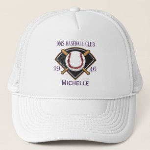 Personalisierter Baseballvereinsname Klassiker Truckerkappe