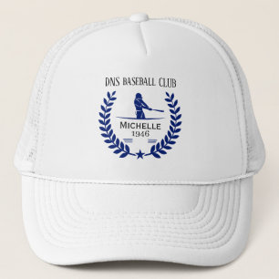 Personalisierter Baseballvereinsname Klassiker Truckerkappe