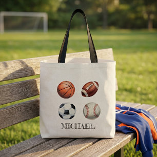 Personalisierter Basketball Baseball Football Fußb Tragetasche