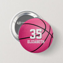 personalisierter Basketball für hellrosa Girls