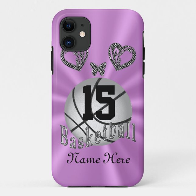 Personalisierter Basketball iPhone 5S Fall für sie Case-Mate iPhone Hülle (Rückseite)