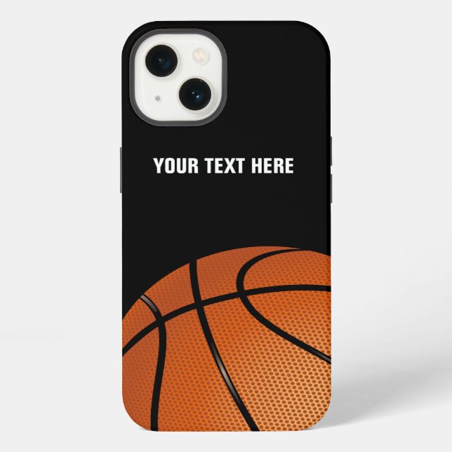 Personalisierter Basketball iPhone Hülle (Rückseite)