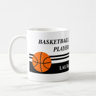 Personalisierter Basketball-Kaffeebecher Kaffeetasse